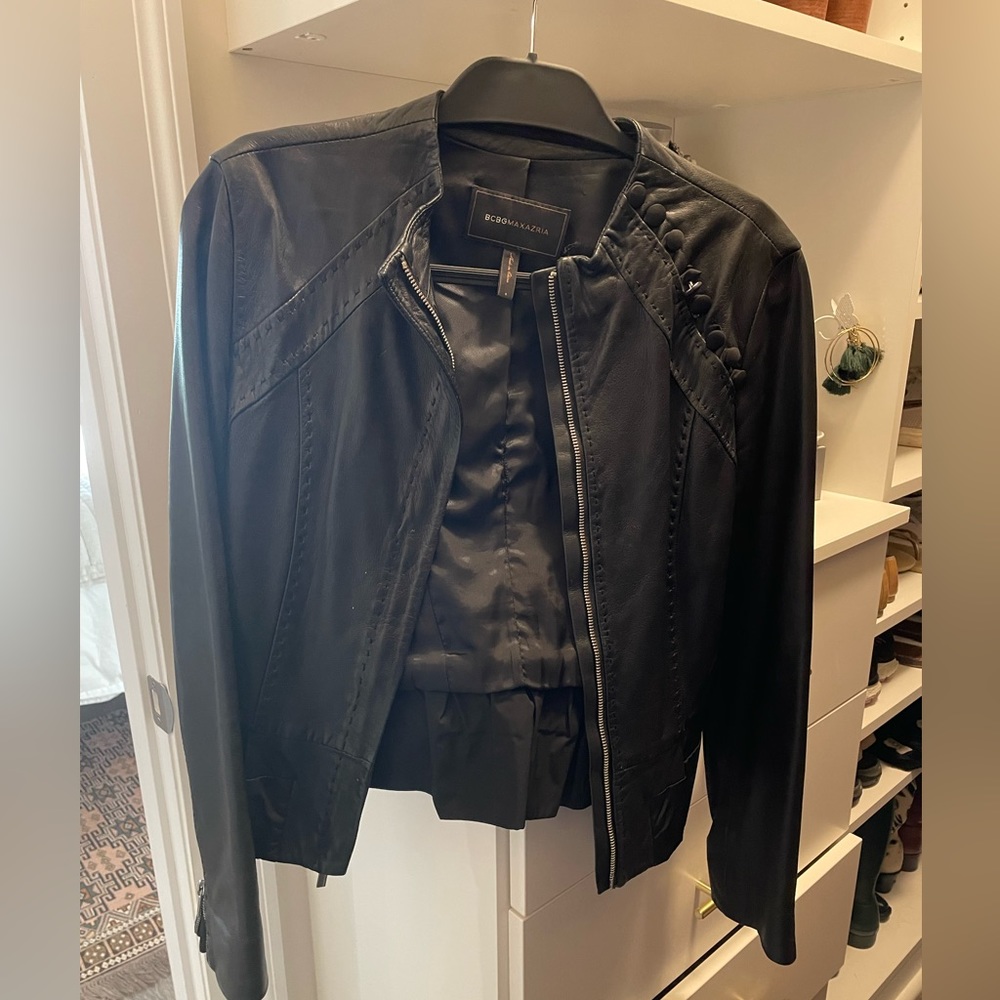BCBG Leather Jacket
